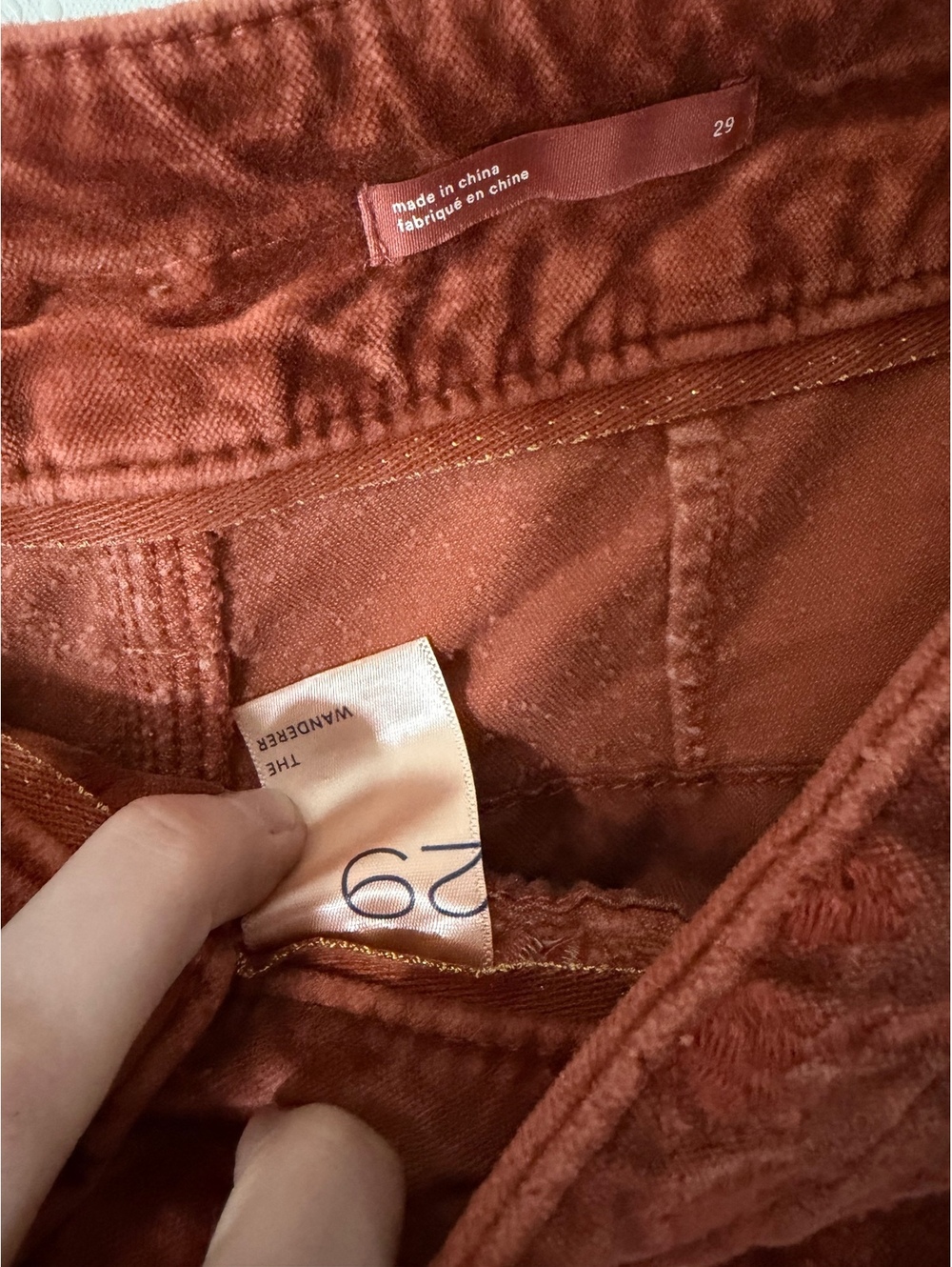 Pilcro the Wanderer Embroidered Trousers | Size 29 (US 8) - Picture 6 of 8